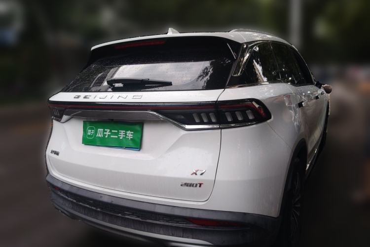 Used BAIC Beijing X7 2020 1.5TD DCT ZhiShang Edition Rear Right 45 Deg