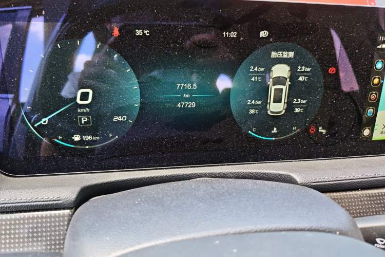 Used BAIC Beijing X7 2022 1.5TD DCT Trendy Edition Odometer Close Up
