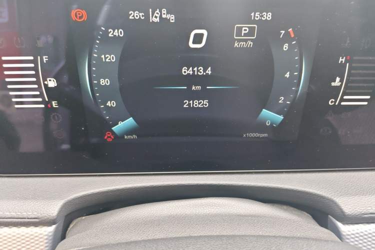 Used BAIC Beijing X7 2022 1.5TD DCT ZhiShang Edition Odometer Close Up