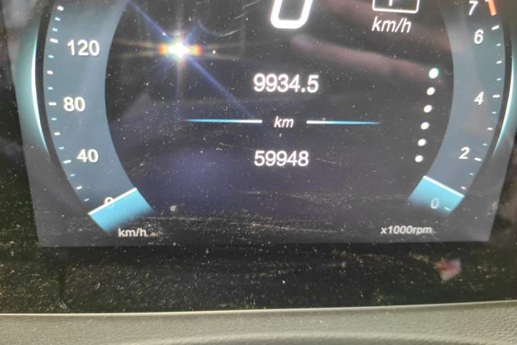 Used BAIC Beijing X7 2022 1.5TD DCT Trendy Edition Odometer Close Up