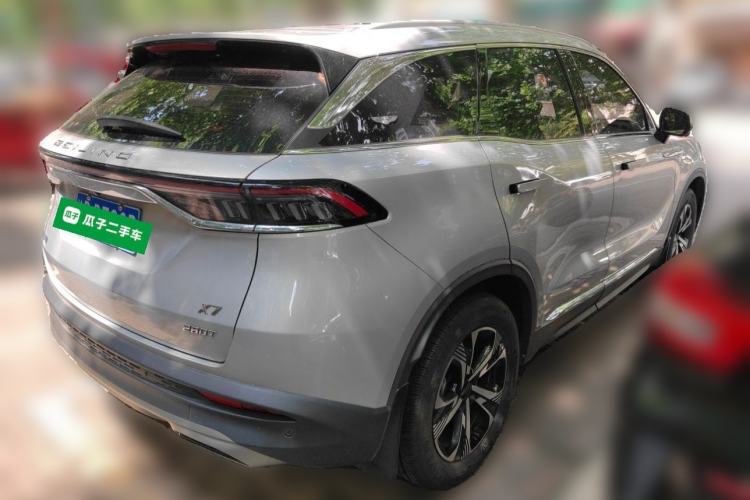Used BAIC Beijing X7 2022 1.5TD DCT Trendy Edition Rear Right 45 Deg