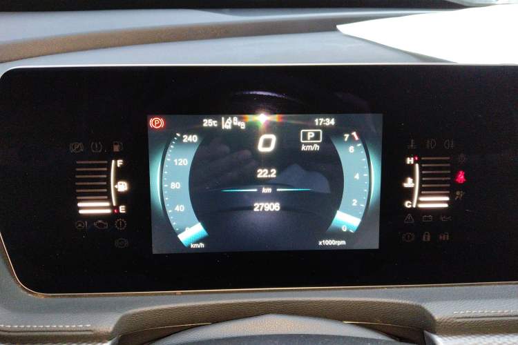 Used BAIC Beijing X7 2022 1.5TD DCT ZhiShang Edition Instrument Cluster