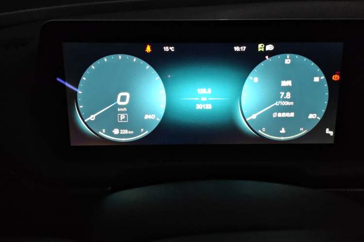 Used BAIC Beijing X7 2022 1.5TD DCT Trendy Edition Odometer Close Up
