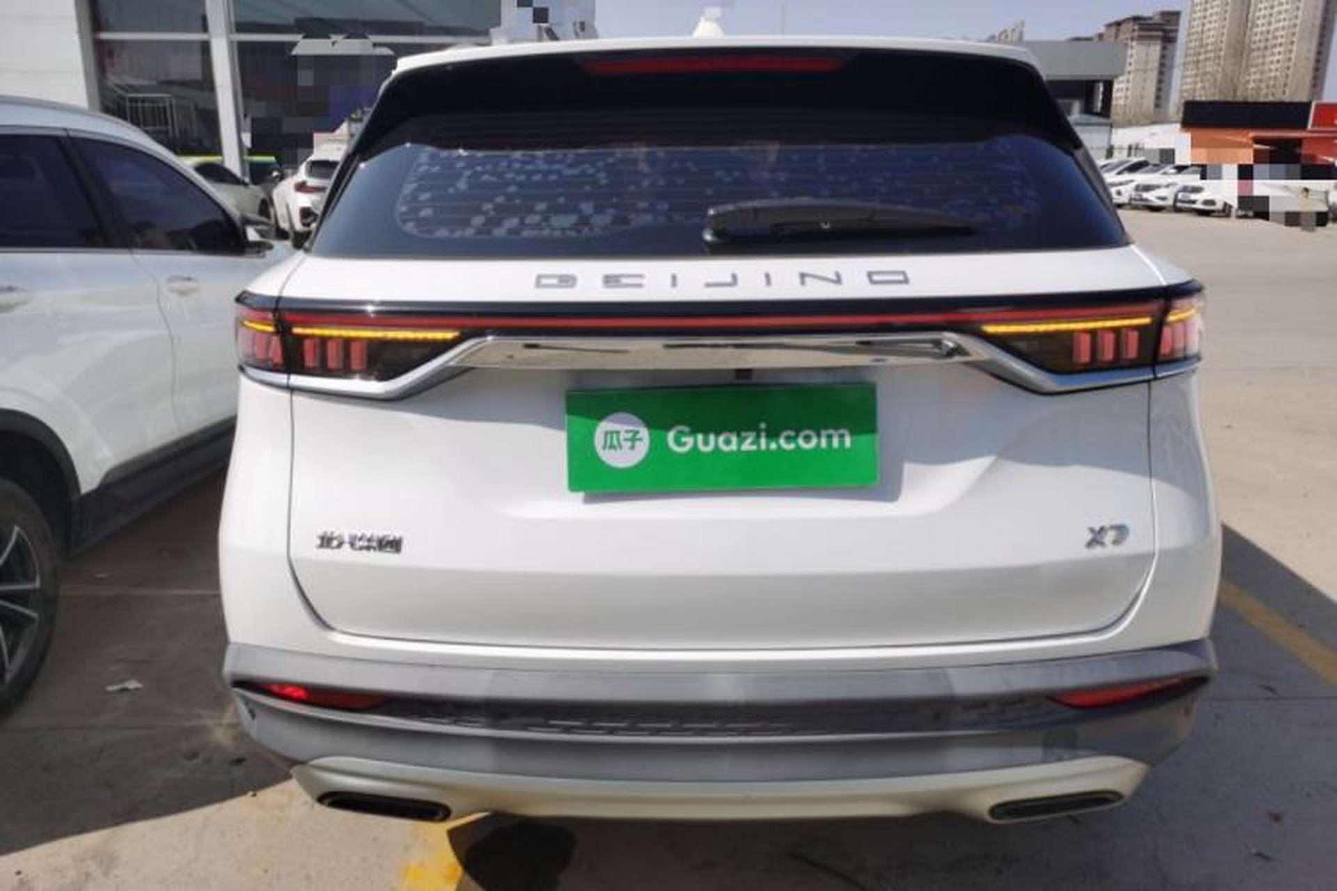 Used BAIC Beijing X7 2022 1.5TD DCT ZhiShang Edition Rear