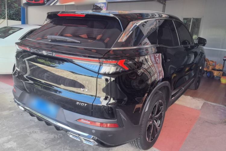 Used BAIC Beijing X7 2023 1.5TD DCT Super Enjoyment+ Version Rear Right 45 Deg