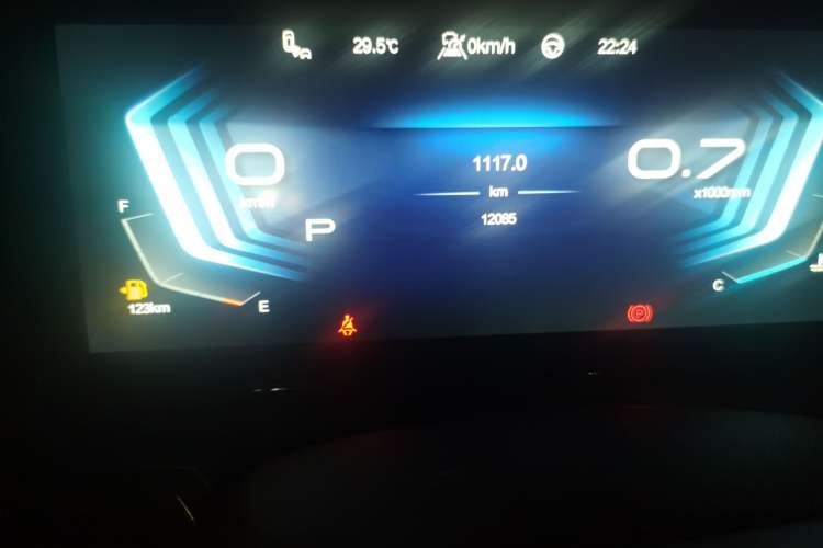Used BAIC Beijing X7 2023 1.5TD DCT Super Enjoyment+ Version Odometer Close Up