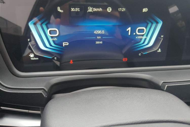 Used BAIC Beijing X7 2023 1.5TD DCT Super Enjoyment+ Version Odometer Close Up