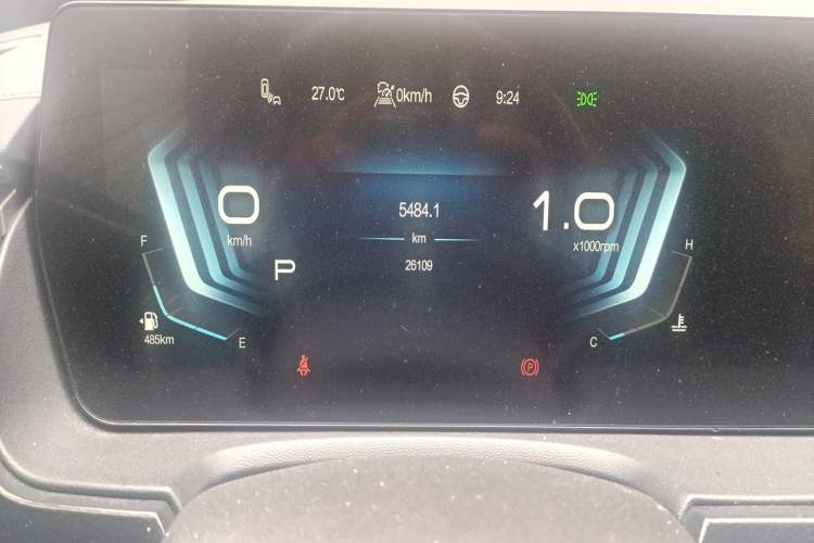Used BAIC Beijing X7 2023 1.5TD DCT Super Enjoyment+ Version Odometer Close Up
