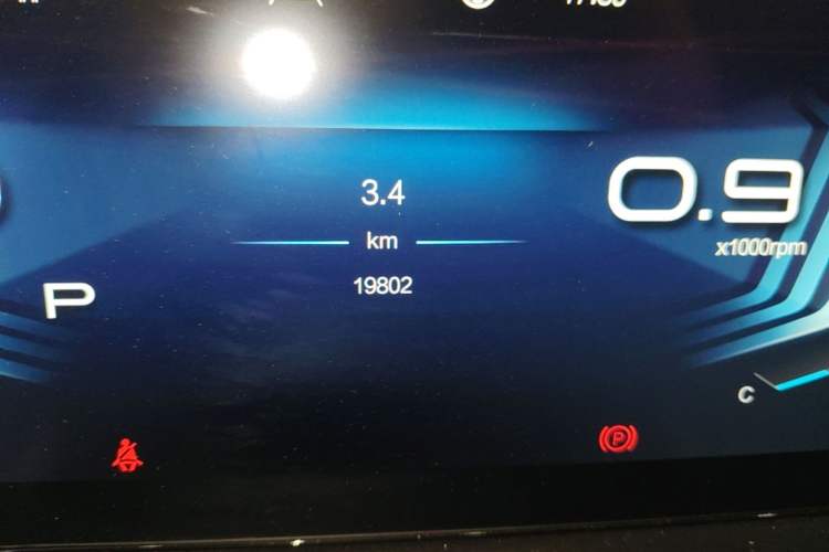 Used BAIC Beijing X7 2023 1.5TD DCT Super Enjoyment+ Version Odometer Close Up