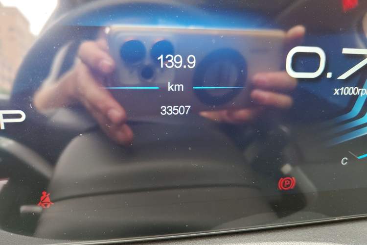 Used BAIC Beijing X7 2023 1.5TD DCT Super Enjoyment+ Version Odometer Close Up