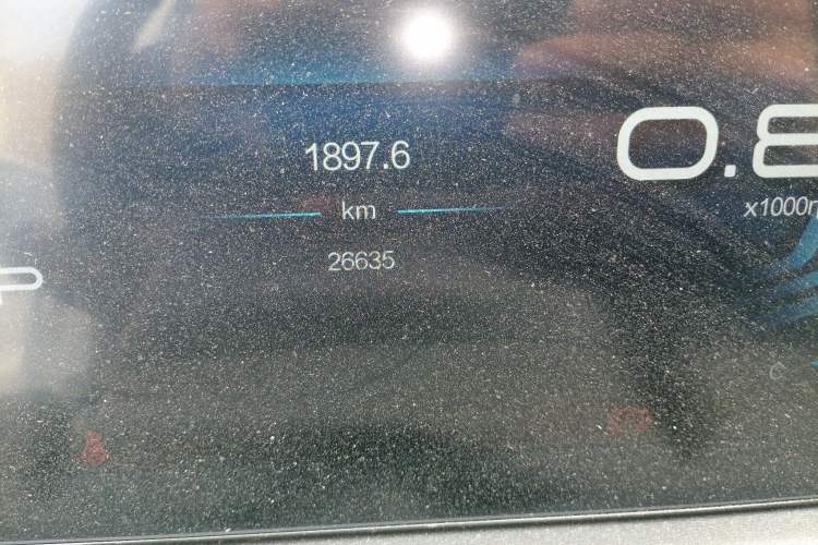 Used BAIC Beijing X7 2023 1.5TD DCT Super Enjoyment+ Version Odometer Close Up