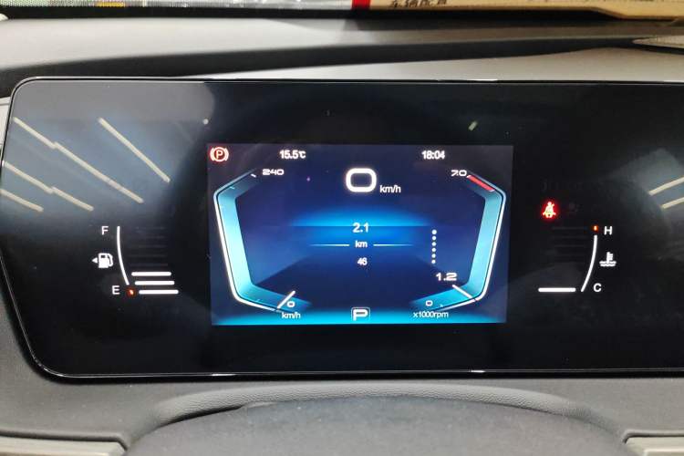 Used BAIC Beijing X7 2025 Model 1.5TD DCT Enjoyment Edition Odometer Close Up