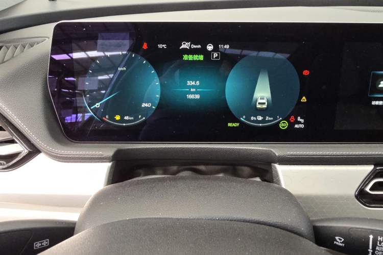 Used BAIC Beijing X7 PHEV 2020 PHEV Zhi Ling Edition Odometer Close Up