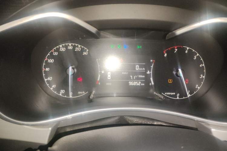 Used BAIC Changhe A6 2018 1.5L Manual Elite Edition Odometer Close Up