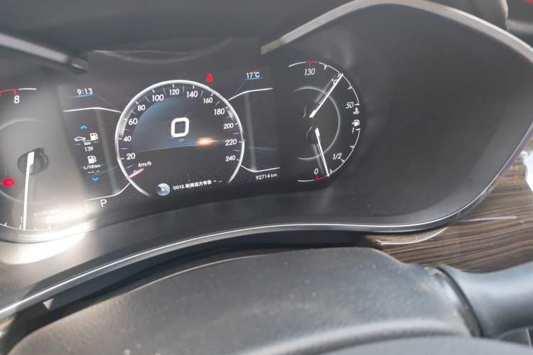 Used BAIC Changhe A6 2018 1.5L CVT Luxury Edition Odometer Close Up