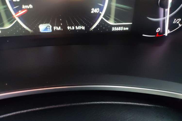Used BAIC Changhe A6 2018 1.5L CVT Luxury Edition Odometer Close Up