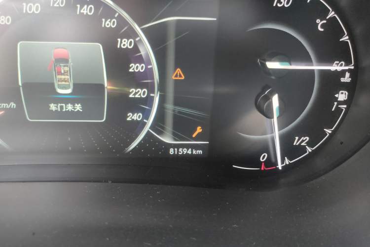 Used BAIC Changhe A6 2018 1.5L CVT Luxury Edition Odometer Close Up
