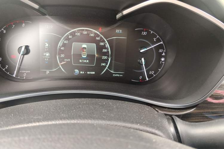 Used BAIC Changhe A6 2018 1.5L CVT Luxury Edition Odometer Close Up