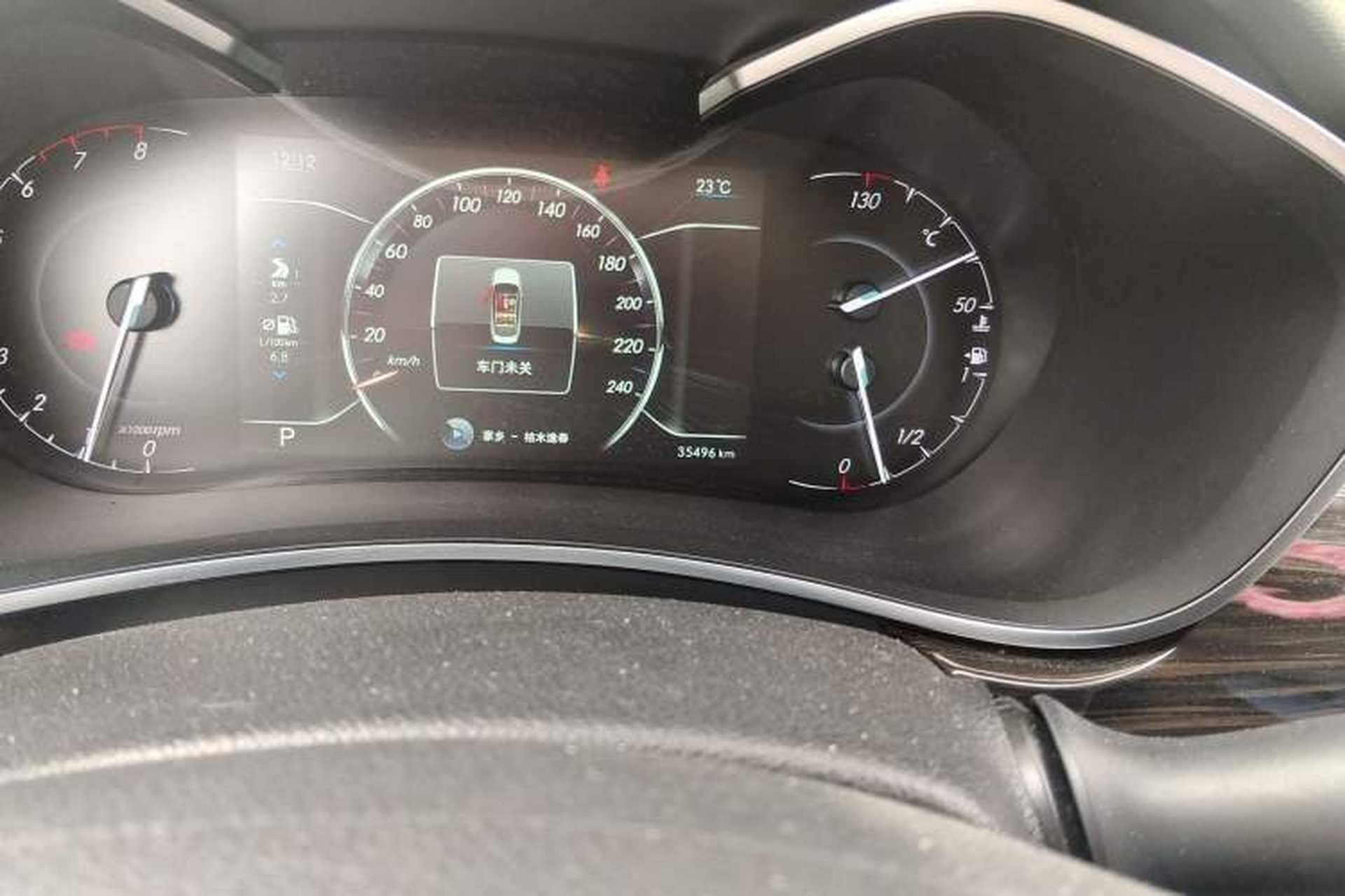 Used BAIC Changhe A6 2018 1.5L CVT Luxury Edition Odometer Close Up