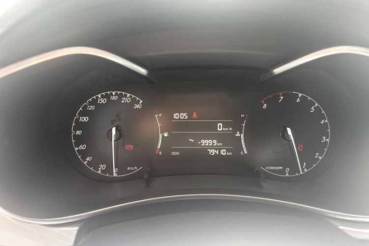Used BAIC Changhe A6 2018 1.5L Manual Elite Edition Odometer Close Up