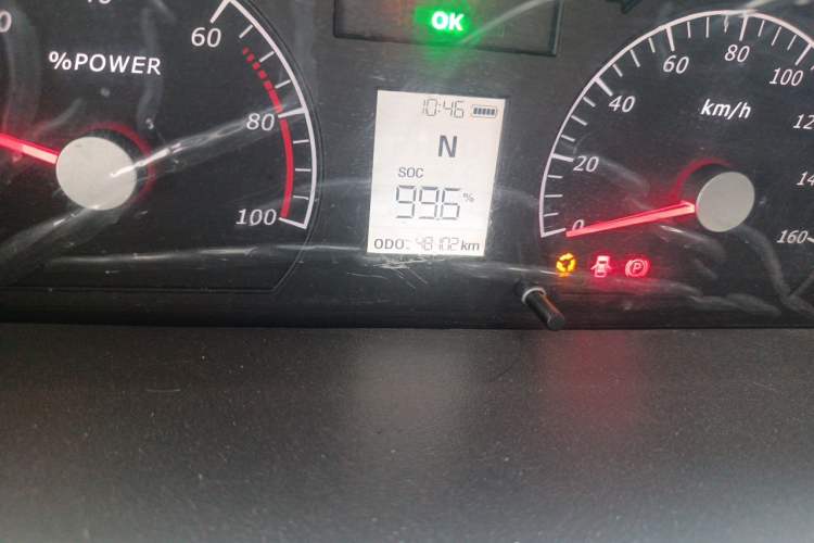 Used BAIC Changhe EV2 2019 8-degree version Odometer Close Up
