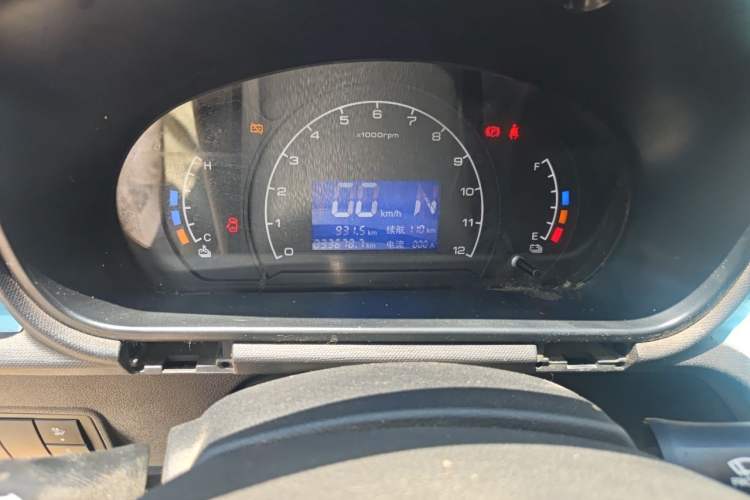 Used BAIC Changhe EV5 2019 210KM range version Odometer Close Up
