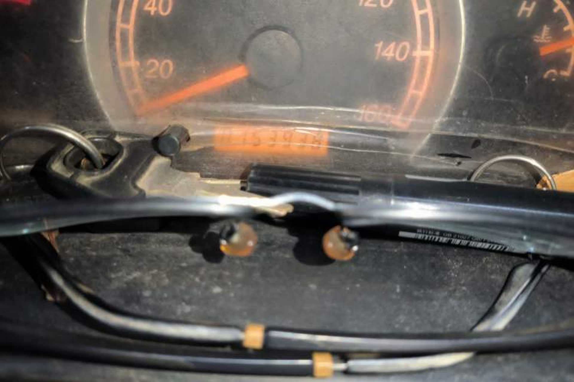 Used BAIC Changhe Fortune 2012 1.2L base model Odometer Close Up