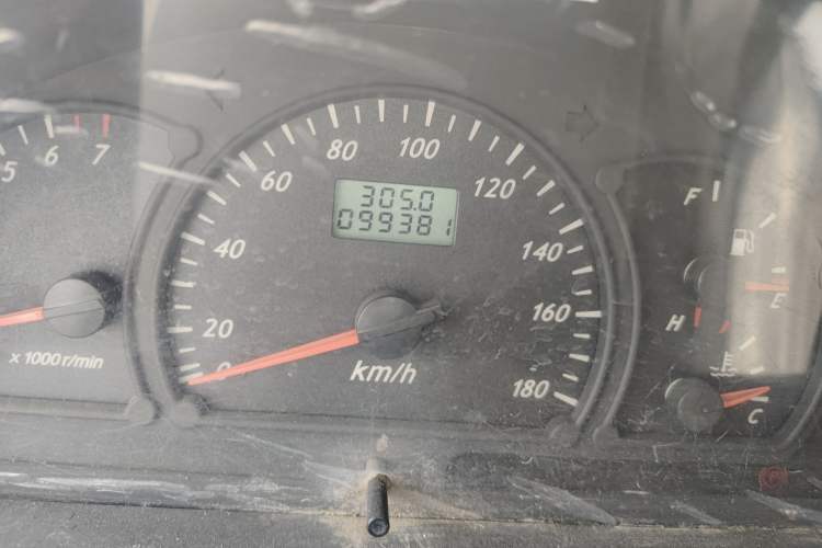 Used BAIC Changhe Freedom 2014 1.0L Hongyun Edition Economy Model DA465QA Odometer Close Up