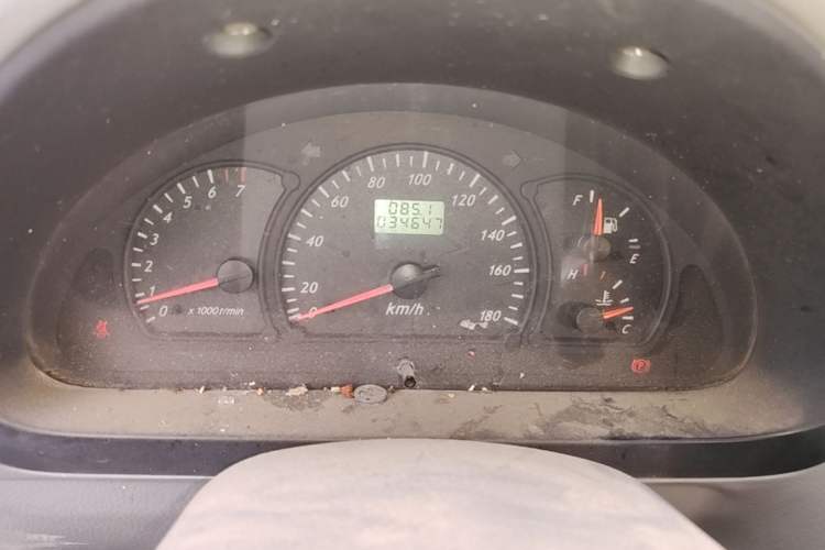 Used BAIC Changhe Freedom  Odometer Close Up