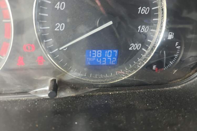 Used BAIC Changhe M50S 2015 1.5L facelift economy class DAM15DL Odometer Close Up