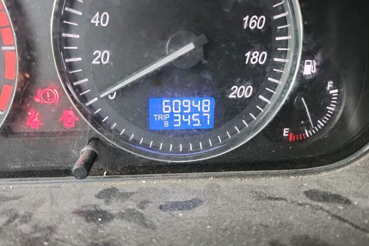 Used BAIC Changhe M50S 2015 1.5L Business Class BJ415B Odometer Close Up