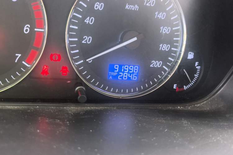 Used BAIC Changhe M50S 2015 1.5L Business Class BJ415B Odometer Close Up