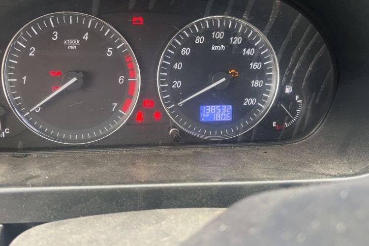 Used BAIC Changhe M50S 2015 1.5L S 1.5L Business Class DAM15DL Odometer Close Up
