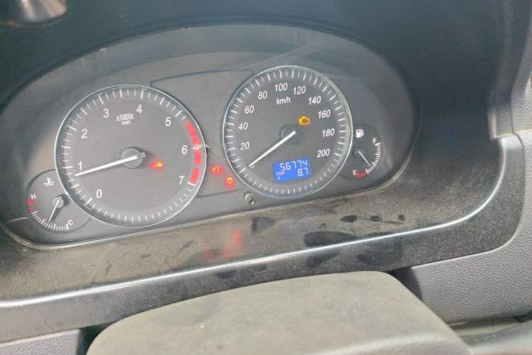 Used BAIC Changhe M50S 2015 1.5L Business Class BJ415B Odometer Close Up