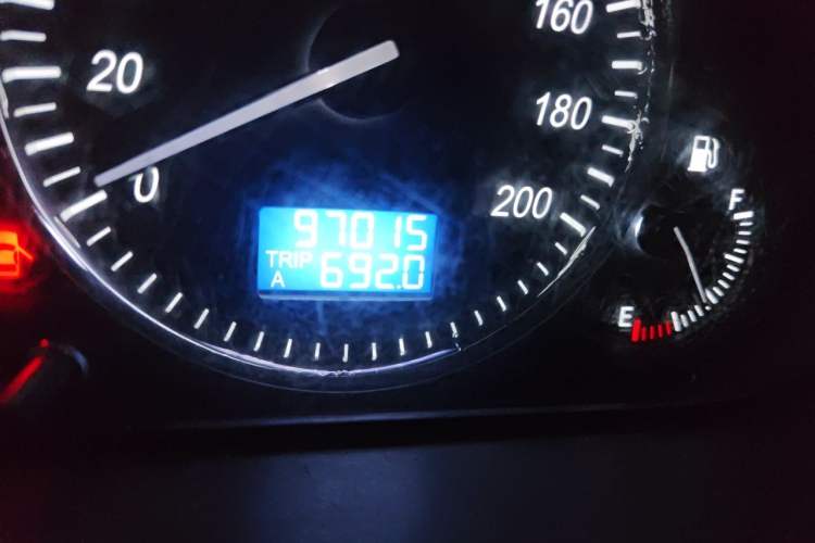 Used BAIC Changhe M50S 2015 1.4L Restyled Business Class (Leaf Spring) K14B Odometer Close Up