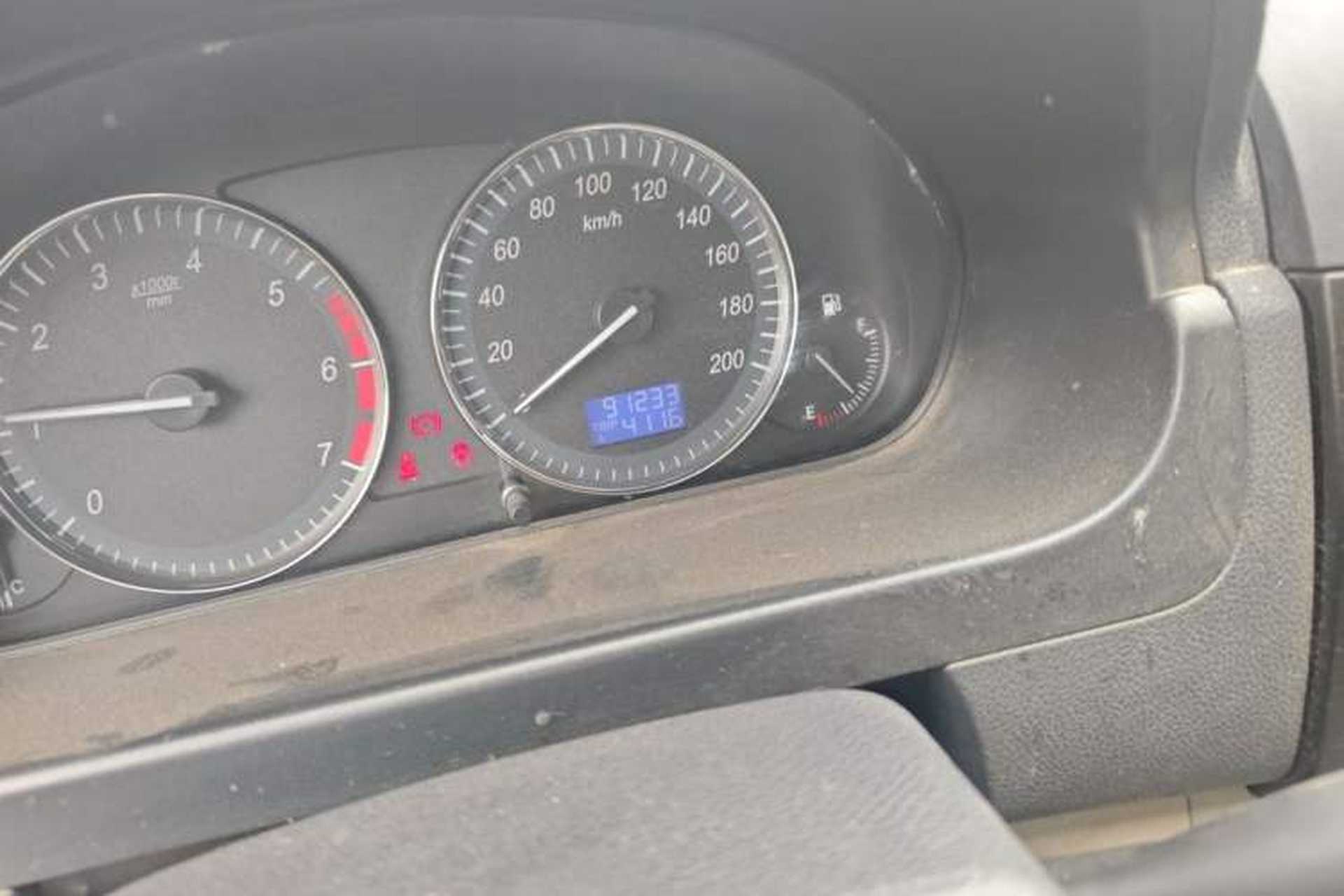 Used BAIC Changhe M50S 2015 1.4L S 1.4L Business Class K14B Odometer Close Up