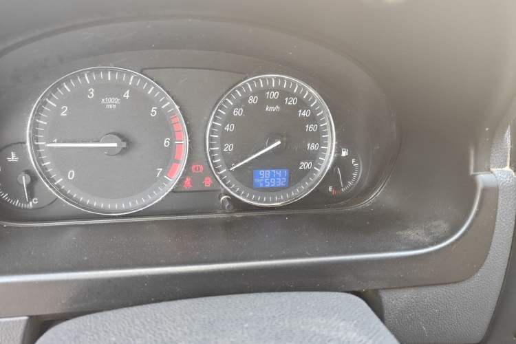 Used BAIC Changhe M50S 2015 1.5L facelift economy class DAM15DL Odometer Close Up