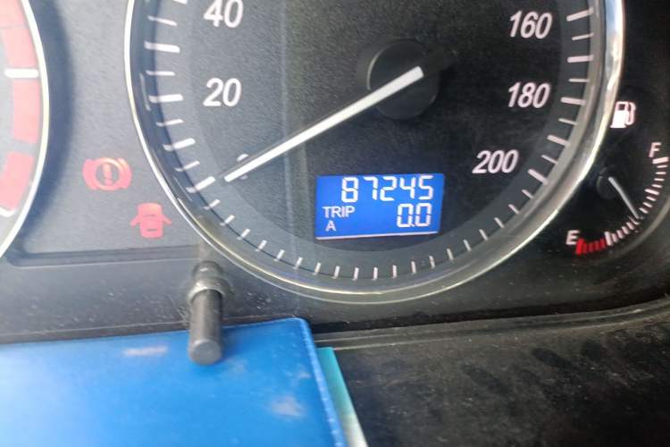 Used BAIC Changhe M50S 2015 1.5L Business Class BJ415B Odometer Close Up