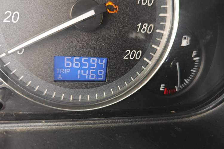 Used BAIC Changhe M50S 2015 1.5L Restyled Business Class (Leaf Spring) DAM15DL Odometer Close Up