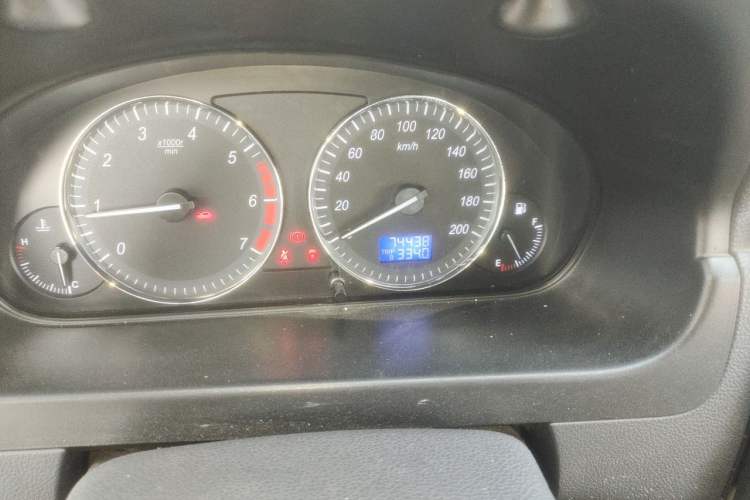 Used BAIC Changhe M50S 2015 1.5L S 1.5L Business Class DAM15DL Odometer Close Up