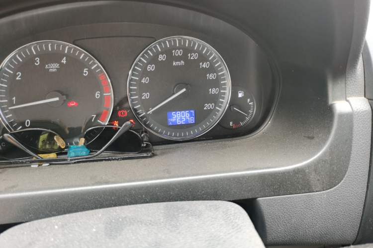 Used BAIC Changhe M50S  Odometer Close Up