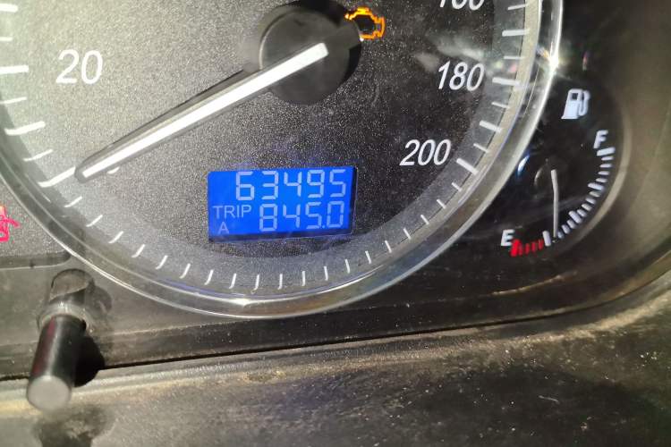 Used BAIC Changhe M50S 2018 1.4L Business Class (Leaf Spring) K14B-F Odometer Close Up
