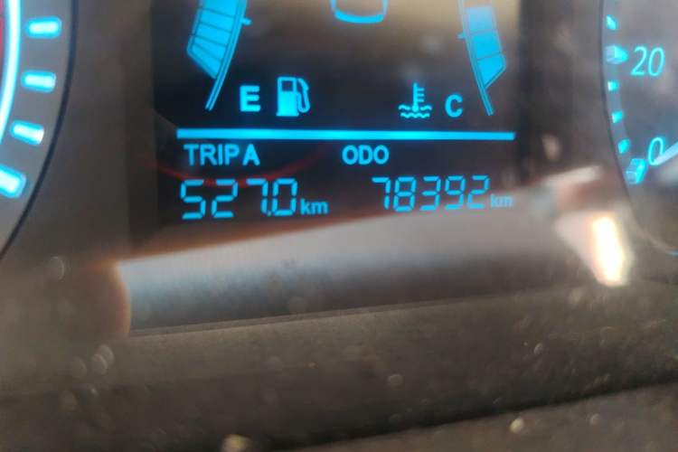 Used BAIC Changhe M70 2017 1.5L manual business class Odometer Close Up