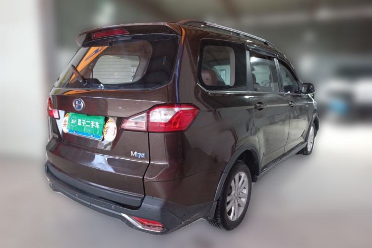 Used BAIC Changhe M70 2017 1.5L manual first-class cabin Rear Right 45 Deg
