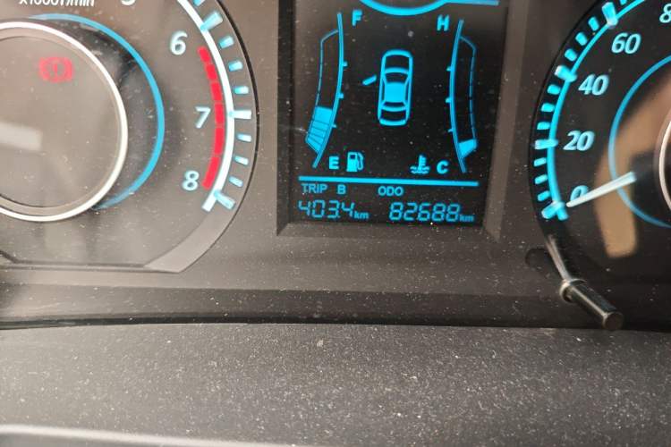 Used BAIC Changhe M70 2017 1.5L manual first-class cabin Odometer Close Up