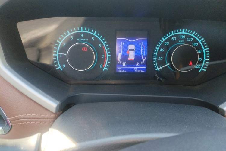 Used BAIC Changhe M70 2017 1.5L manual aviation cabin Odometer Close Up