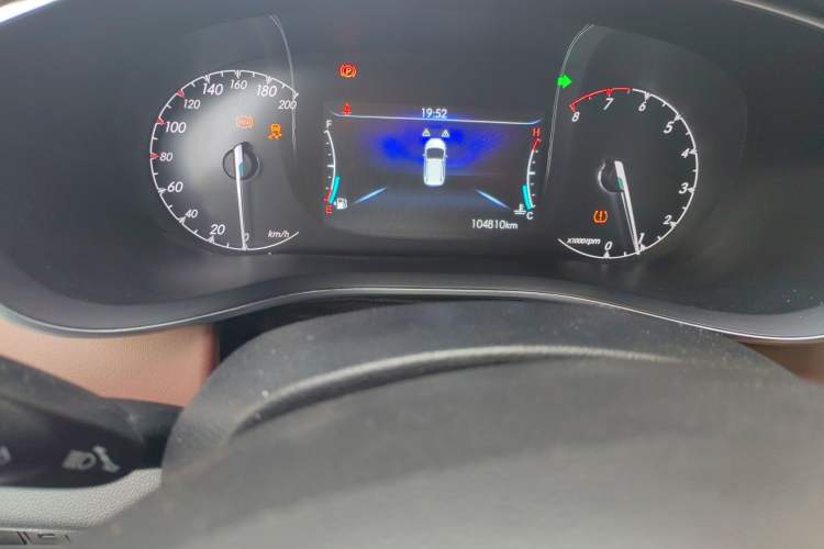 Used BAIC Changhe Q35 2018 1.5L Manual Smart Edition Odometer Close Up