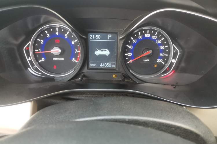 Used BAIC Changhe Q35 2016 1.5L Automatic Cool Edition Odometer Close Up