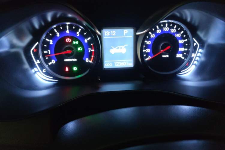 Used BAIC Changhe Q35 2016 1.5L Automatic Smart Edition Odometer Close Up