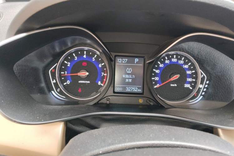Used BAIC Changhe Q35 2016 1.5L Automatic Cool Edition Odometer Close Up